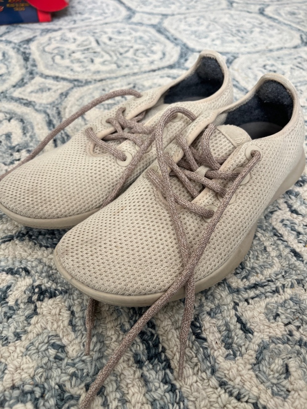 allbirds women’s Sneakers in Light Beige with Taupe Laces